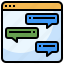 chat, communication, communications, interface, message 