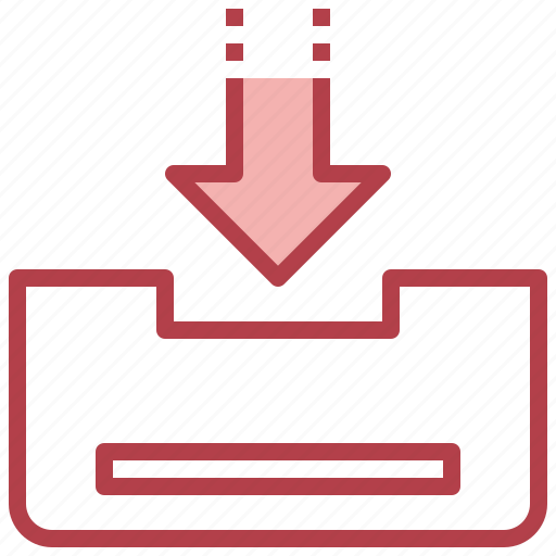 Arrows, downloading, inbox, multimedia, orientation icon - Download on Iconfinder