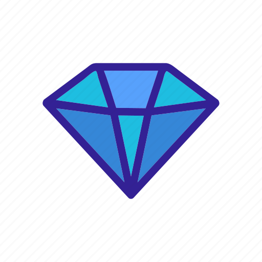 Art, azure, contour, diamonds, element, object icon - Download on Iconfinder