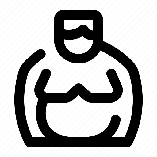 Fat, obesity, fitness, gym, health, workout, diet icon - Download on Iconfinder