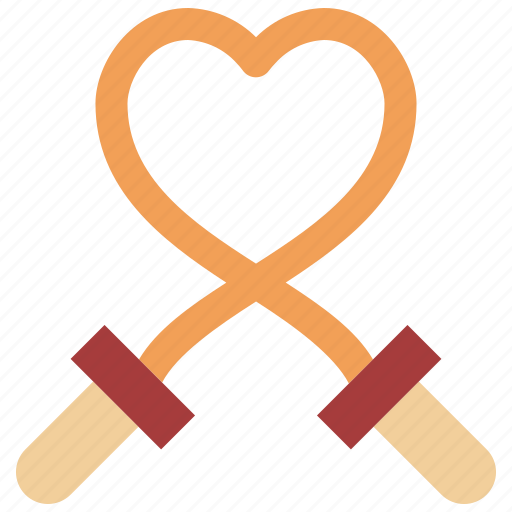 Fitness, jump, love, rope, skiping icon - Download on Iconfinder
