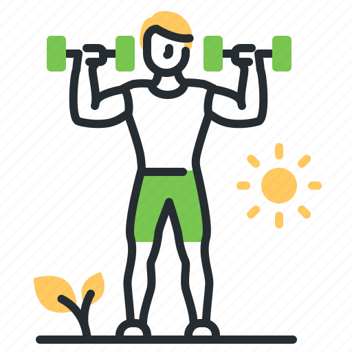 Dumbbells, exercises, fitness, sport icon - Download on Iconfinder