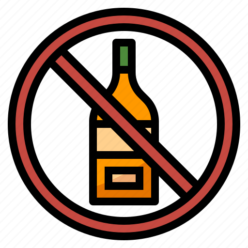 Alcohol, diet, drink, no, nutrition icon - Download on Iconfinder