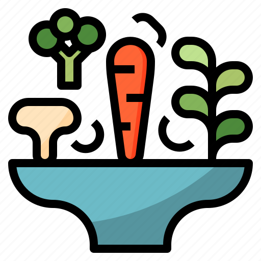 Blow, carrot, mushroom, salad, vegetable icon - Download on Iconfinder