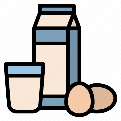 Diet, egg, food, milk icon - Download on Iconfinder
