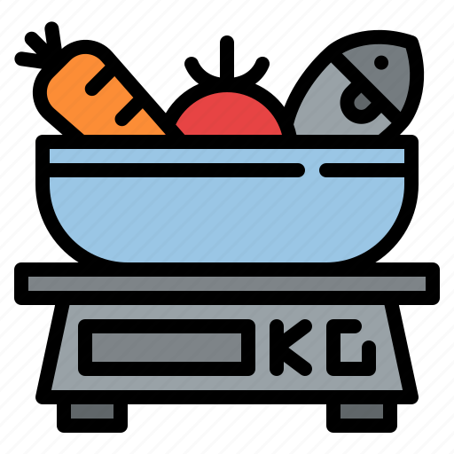Cooking, food, healthy, scale icon - Download on Iconfinder