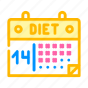 calendar, diet, tea, products, tool, drink