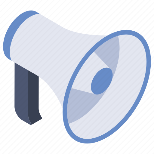Advertising, amplifier, bullhorn, megaphone, pa system, public address system icon - Download on Iconfinder