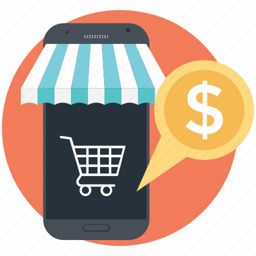Ecommerce, mobile banking, mobile business, mobile commerce icon - Download on Iconfinder