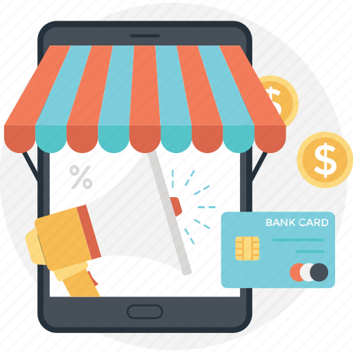 Ecommerce, mcommerce, mcommerce app, mcommerce shop, mobile shopping icon - Download on Iconfinder