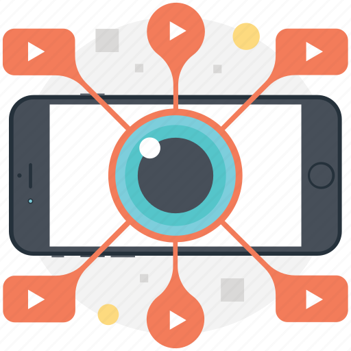 Internet video sharing, video advertising, video marketing, video startup, viral video icon - Download on Iconfinder