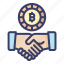 deal, money, currency, bitcoin, hand 