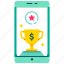 achievement, app, e-wallet, point, promotion, reward, smartphone 