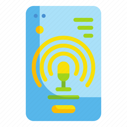 Microphone, phone, podcasts, speech, talk icon - Download on Iconfinder