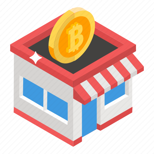 Bitcoin market, bitcoin shop, bitcoin store, cryptocurrency shop, ecommerce icon - Download on Iconfinder