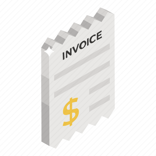Bill, invoice, payment slip, receipt, voucher icon - Download on Iconfinder