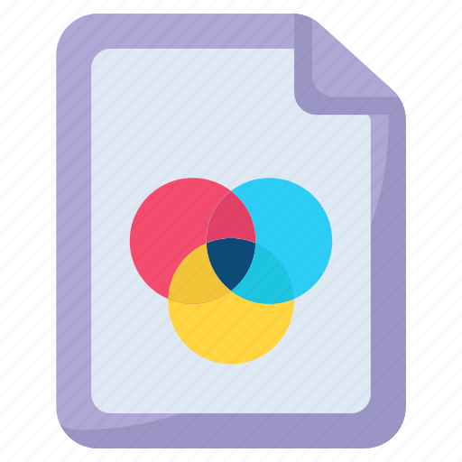 Rgb, cmyk, printing, print, document, paper, file icon - Download on Iconfinder