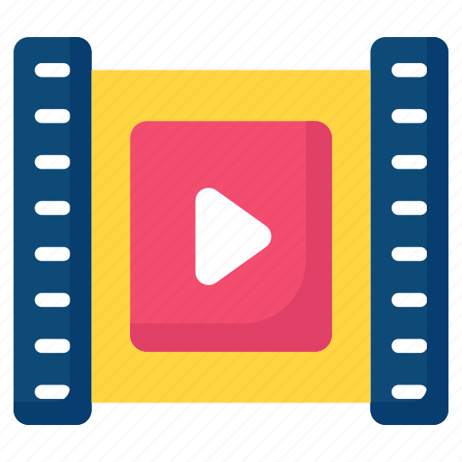 Video, movie, film, multimedia, player, cinema, photography icon - Download on Iconfinder