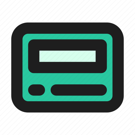 Pager, communication, retro, message, beeper icon - Download on Iconfinder