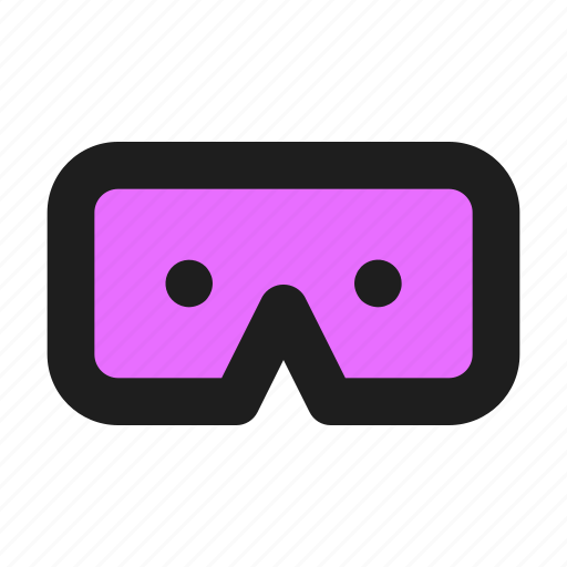 Vr, glasses, virtual, reality, view icon - Download on Iconfinder