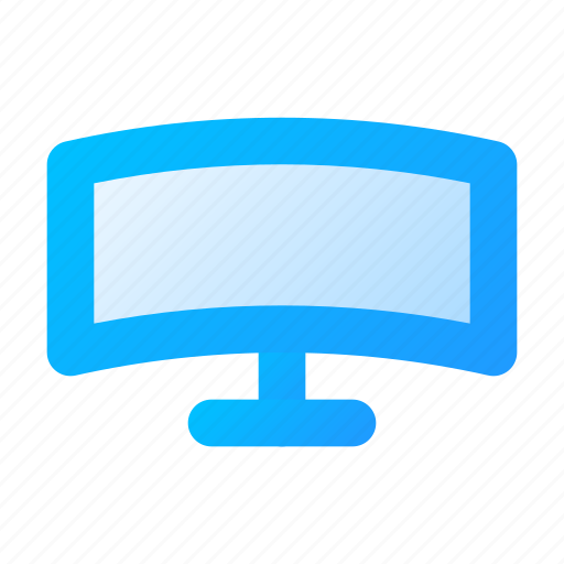Monitor, curve, screen, ultrawide, display icon - Download on Iconfinder