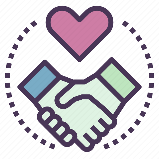 Customer, deal, handshake, heart, partner, relationship icon - Download on Iconfinder