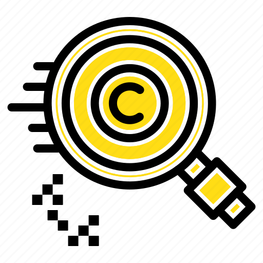 Content, copyright, find, owner, property icon - Download on Iconfinder