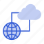 cloud, data transfer, internet, server, upload 