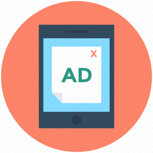 Ad, advertisement, marketing, mobile, mobile advertising icon - Download on Iconfinder