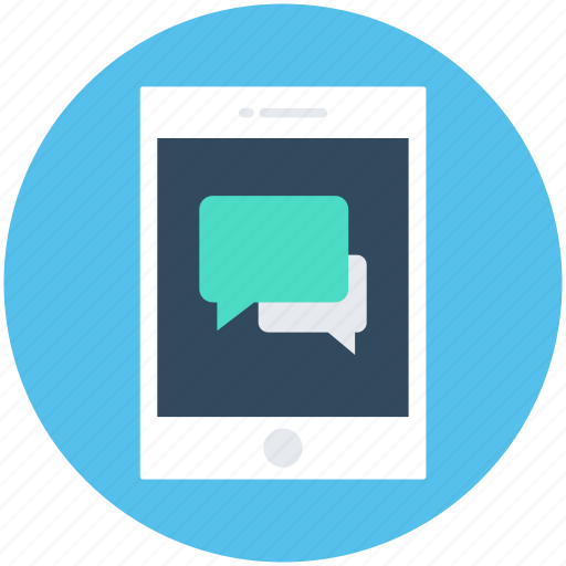 Chat bubble, comments, mobile chat, speech bubble, talk icon - Download on Iconfinder