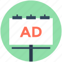 ad board, advertisement, advertising, billboard, signboard