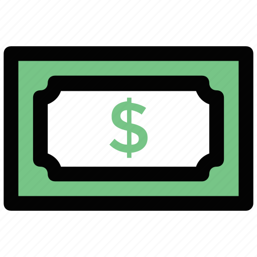 Banknote, cash, currency, dollar, money icon - Download on Iconfinder
