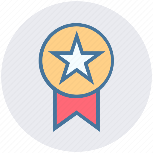 Award, award ribbon, badge, ranking, star, star badge icon - Download on Iconfinder