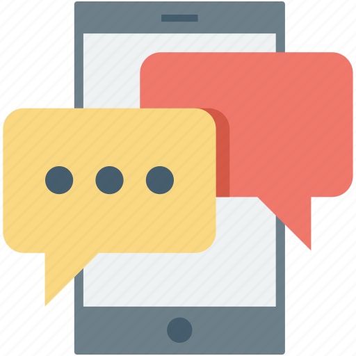 Message, mobile, mobile chatting, mobile massage, speech bubble icon - Download on Iconfinder