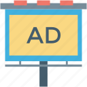 ad board, advertisement, advertising, billboard, signboard