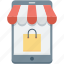 commerce, mobile, online shop, online store, shopping 