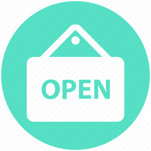 Board, frame, hanging, market, open, sign, store icon - Download on Iconfinder