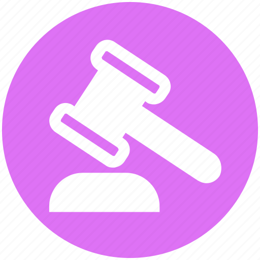Auction, bidding, gavel, hammer, law, legal insurance icon - Download on Iconfinder