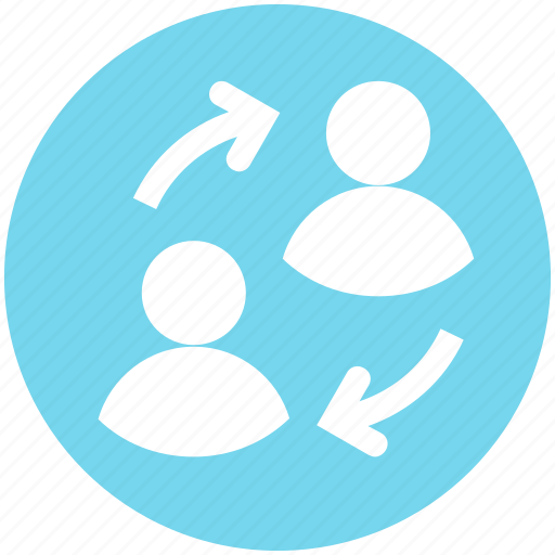 Digital, discussing, information, persons, replace, sharing, users icon - Download on Iconfinder