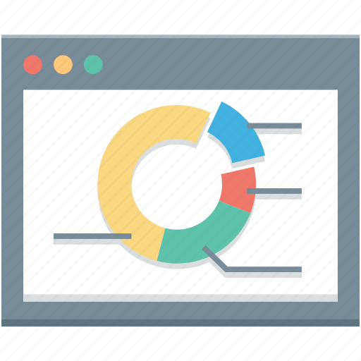 Online graph, pie chart, pie graph, statistics, web analytics icon - Download on Iconfinder