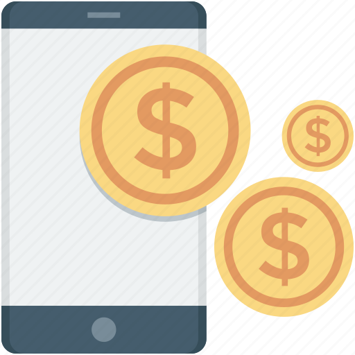 Dollar, mobile, mobile banking, online payment icon - Download on Iconfinder