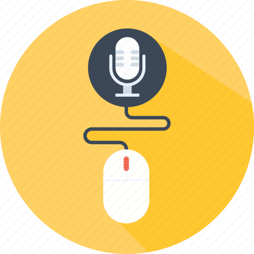 Clicker, microphone, mouse, radio, recording, sound, voice icon - Download on Iconfinder