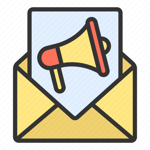 Email direct marketing, advertising, promotion, message icon - Download on Iconfinder