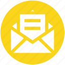 digital, envelope, mail, message, open envelope, open letter