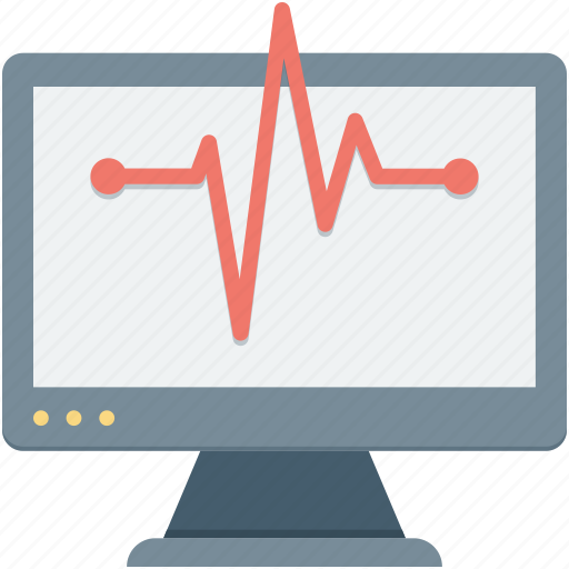 Display, heartbeat, led, monitor, pulsation icon - Download on Iconfinder