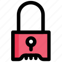 lock, locked, padlock, protection symbol, security sign