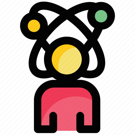 Digital man, genius person, idea man, mastermind, molecule man icon - Download on Iconfinder