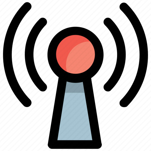 Network tower, signal tower, wifi antenna, wifi hotspot tower, wifi tower icon - Download on Iconfinder