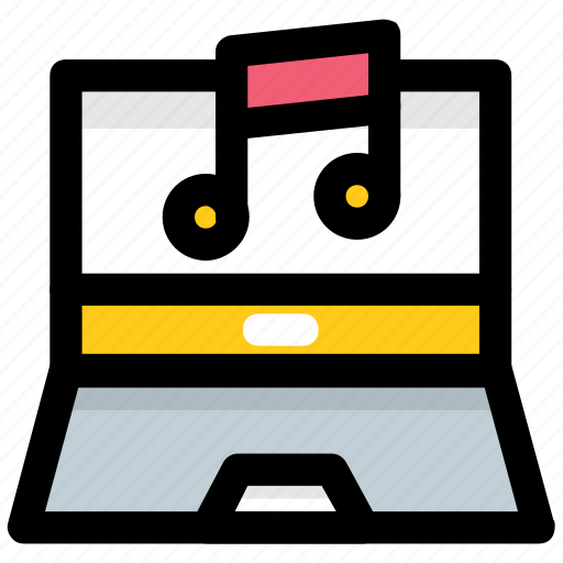 Digital media, internet music, online media, online multimedia, online music icon - Download on Iconfinder