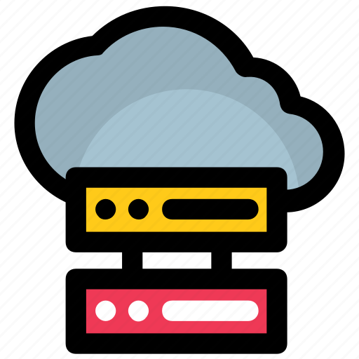 Cloud hosting, cloud network, cloud server, cloud services, icloud icon - Download on Iconfinder